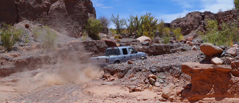 Illustration for article titled It Was Dumb To Drive Into A Desert Race With Crappy Rentals, I Now Know